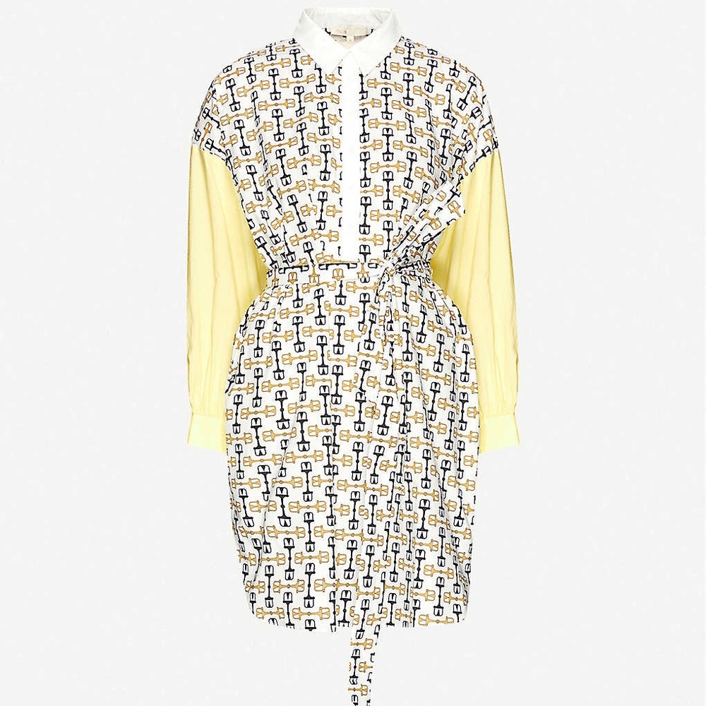 Maje Rosci Cotton-Poplin Midi Dress